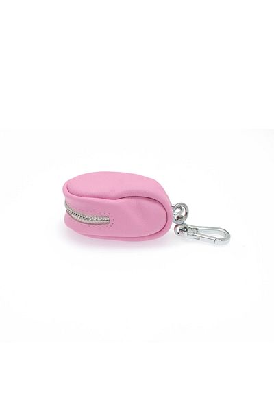 ButicCochet Key holder, made of genuine leather, 11x5 cm, Pink - PR505