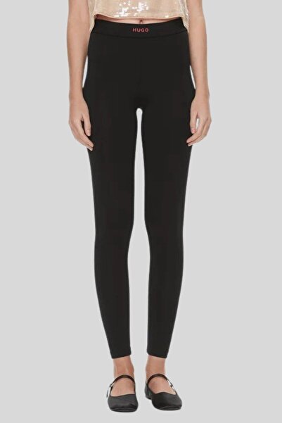 Hugo Boss Kadın Spor Tayt Siyah