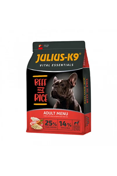 Julius K9 Adult Vital Essentials - Hrana uscata premium - Vita si Orez - 3kg