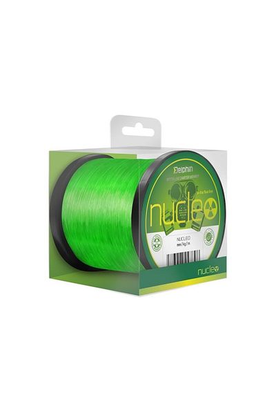 DELPHİN Fishing Line Monofilament for Carp NUCLEO / Fluorescent Green 0.35mm 10.4kg 600m