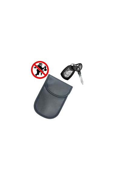 Hurtel Anti-theft cover for car keys, 14 cm x 10 cm, Against radio waves, Black