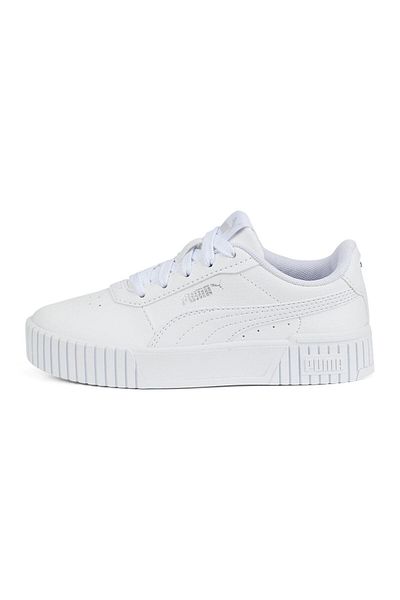 Puma Carina 2.0 Lace Up Sneakers - White