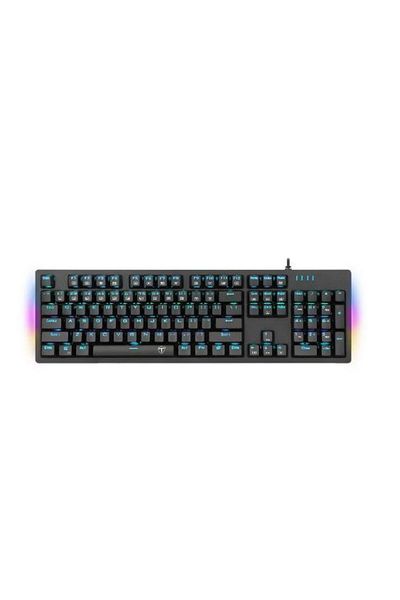 T-DAGGER Tastatura Gaming MecanicaT-Dagger Bermuda TGK312, iluminare Ice-Blue (Negru)