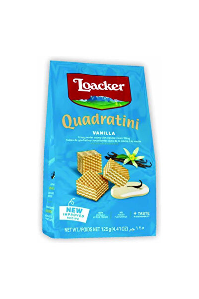 Loacker كوادراتيني ويفر بالفانيليا، 125 جرام