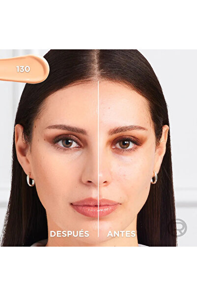 L'Oreal Paris Fond de ten cu acoperire mare si protectie solara, INFAILLIBLE SPF25, 130 beige peau, 30 ml