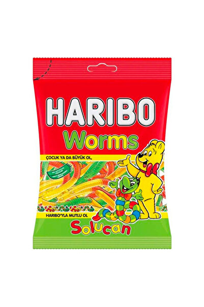 Haribo حلوى جيلاتينية بنكهة الديدان، 160 غرام