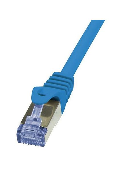 LogiLink Cablu S/FTP CQ3016S, Cat.6A, Patchcord (Albastru)