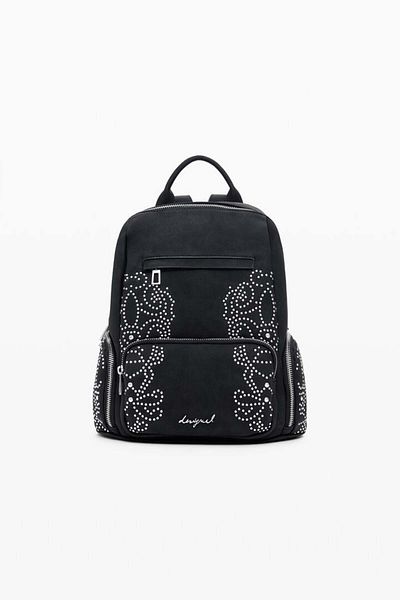 Desigual Small backpack with studded pockets