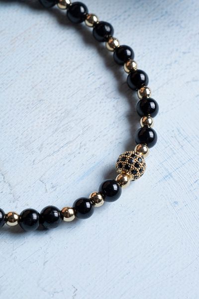 DENİZ Certified Tourmaline Natural Stone Bracelet