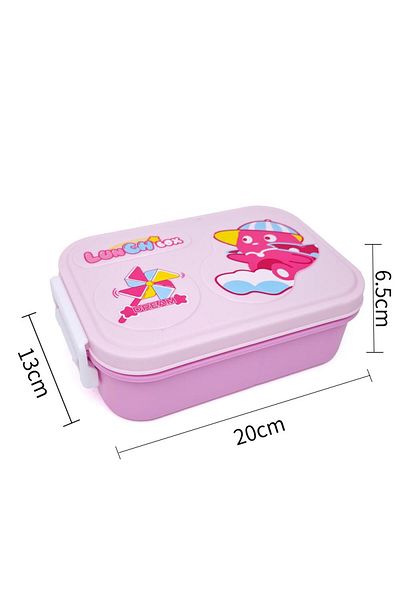 DNS Kindergarten children's casserole, breakfast bento box, 750 ml, pink YSY3019-1