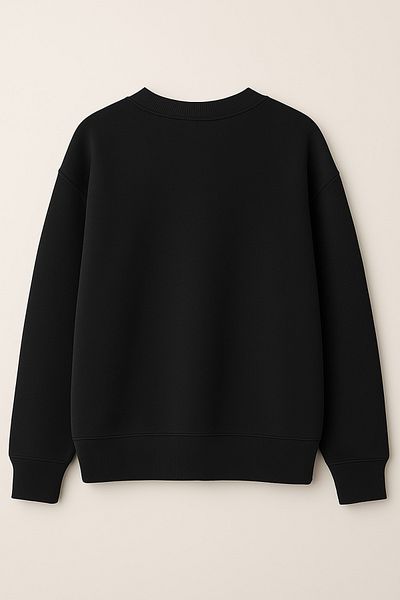 CROFT (3 Threads) Stone Printed Oversize Crew Neck Sweatshirt