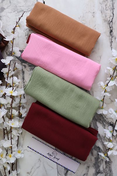 Lidya Şal Cotton Kraş Shawl Diella Soft Textured