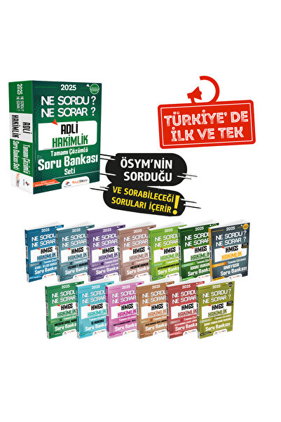 Dizgi Kitap Hukuk Atölyesi Adli Hakimlik Ne Sordu Ne Sorar Tamamı Çözümlü Sor...