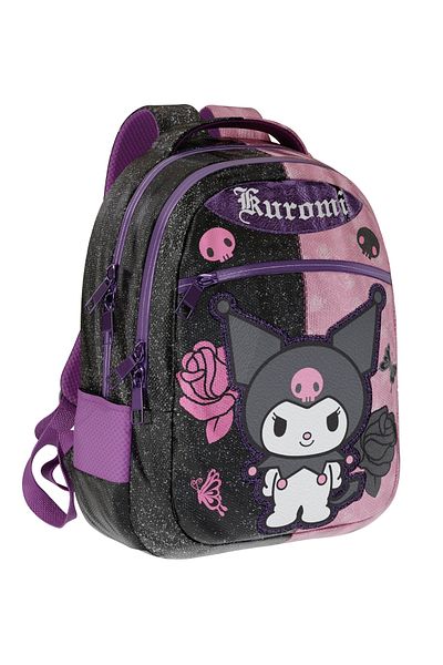 WİGGLE Kuromi Licensed New Collection Premium Σχολικό Σετ 3 τεμαχίων Σακίδιο πλάτης-τσάντα μεσημεριανού-θήκη για στυλό