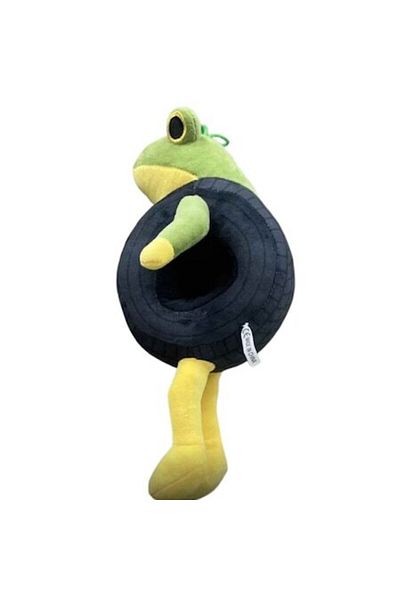 LEIBOO Plus Toy with Hook - Frog with Tire Model Boneca Ambalabu, Soft Toy for Kids