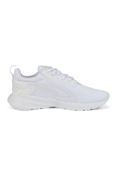 Puma All-Day Active Junior Lace Up Sneakers - White