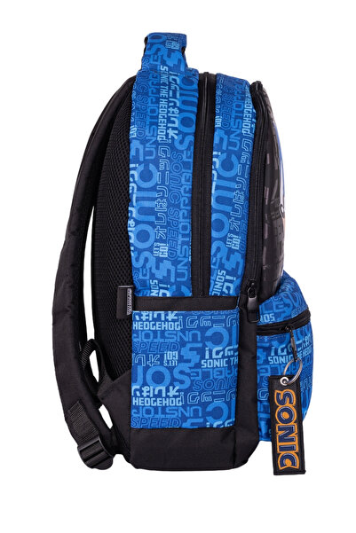 WİGGLE Sonic the Hedgehog Licensed Premium 3-Piece School Set Backpack-Lunch Bag-Pencil Case