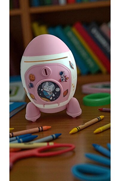 FAMEMUS ACCESSORY حصالة على شكل صاروخ مقاس 20 سم