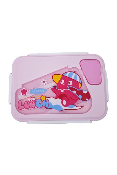 DNS Casserole package for children, 3 compartments, 750 ml, pink YSY3023-1