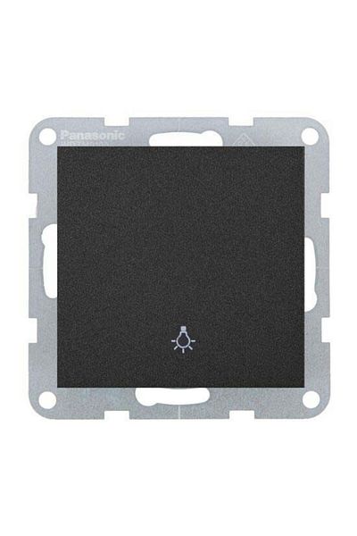 PANASONIC INTRERUPATOR cu REVENIRE MEC. QC KARRE PLUS 55 NEGRU