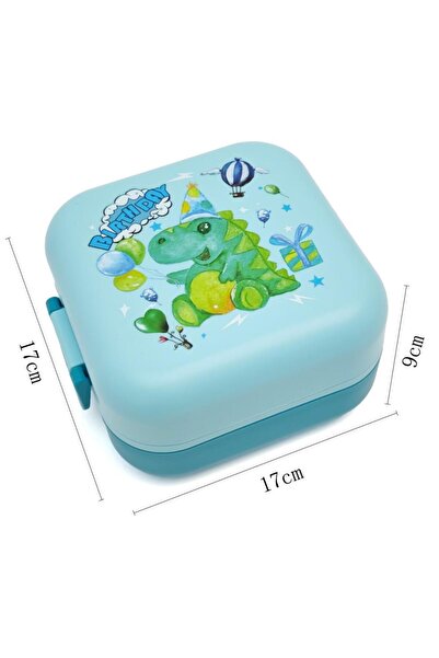DNS Caserola 2 compartimente si sectiune fructe, bento box copii scoala, 1150...