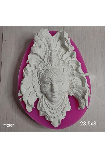 YOYOMOLD kuş tüylü maske silikon kalıp