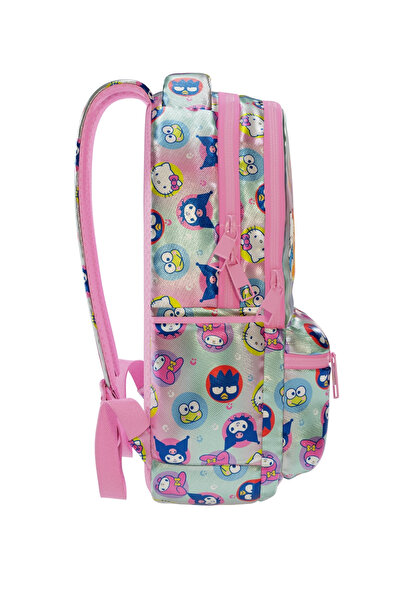 WİGGLE Hello Kitty-Kuromi & Friends Licensed Premium 3-Piece School Set Backpack-Lunch Bag-Pencil Case