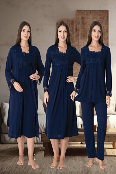 ByLohusa Effortt Navy Blue Maternity Set