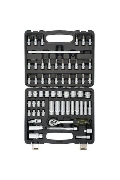 Heinner Multifunctional Tool Set 61 Pieces CTSM015, Chrome Vanadium Material