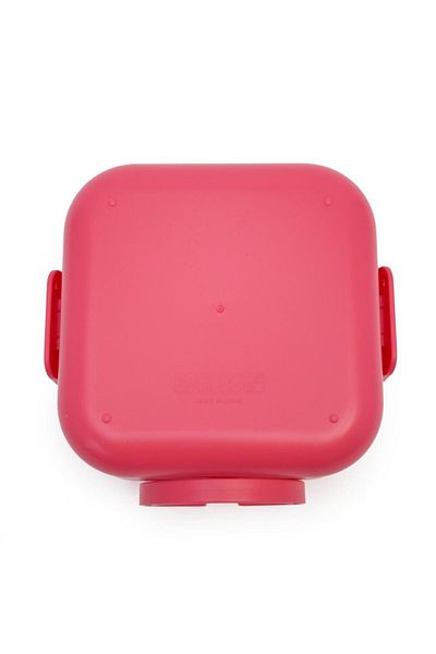 DNS Casserole with 2 compartments and fruit section, bento box for children, school, 1150 ml, pink XC-A89