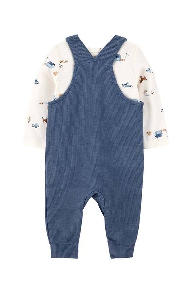 Carter's Baby Boy Blue Salopet Set
