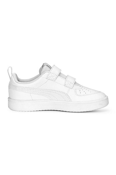 Puma Rickie V Hook-and-Loop Closure Sneakers - White