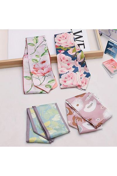 MAHLA Design Scarf, Thin Neck Scarf, Bag Accessory