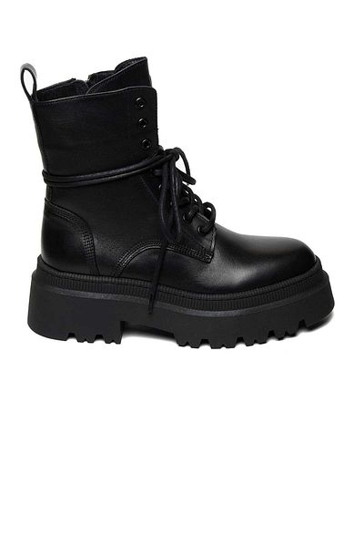 Bestello Lace-Up Thermo Sole Flat Boots 332-8040 Women's Boots