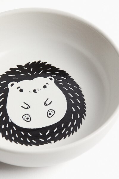 H&M Motif Detaylı Stoneware Kase