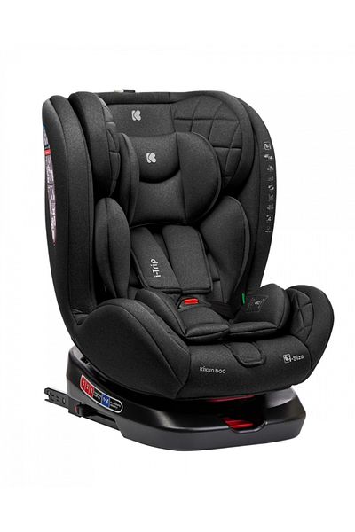 Kikka Boo Isofix car seat KikkaBoo i-Trip Black, recommended for children between 40-150 cm, I-Size, 4 positions