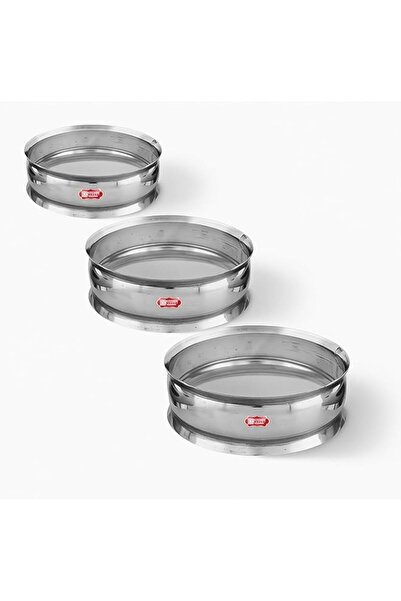 Generic خبير المطبخ، الأفضل في المطبخ - حلقات فولاذية مستديرة | مجموعة من 3 |...