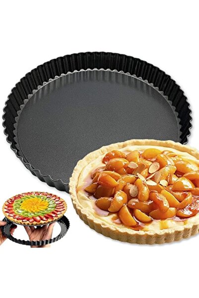 Generic مجموعة قوالب تارت غير لاصقة من CharmCollection - 9 بوصات ذات قاعدة قا...