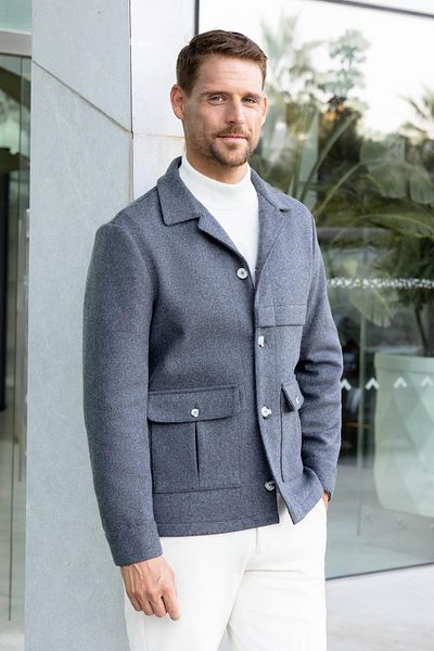 Morven Men's Smoked Wool Worker Jacket