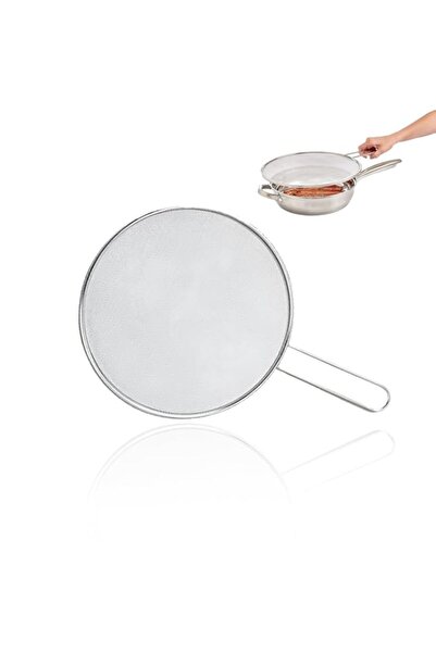 Generic واقي من رذاذ الطعام للمقالي، نسيج شبكي فائق النعومة غير لاصق، واقي من...