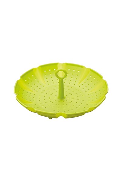 Generic سلة طهي بالبخار من السيليكون العالمي من كيتشن كرافت، مقاس 24 سم، مع أ...