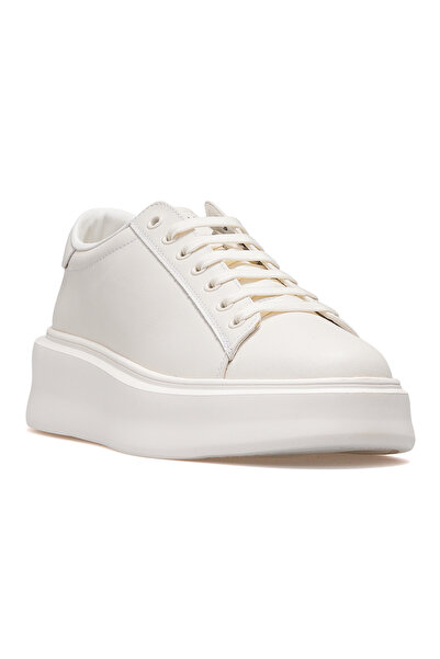 Lufian Gace Erkek Hakiki Deri Casual Günlük Ayakkabı (40-44) 24k 111230234 Beyaz