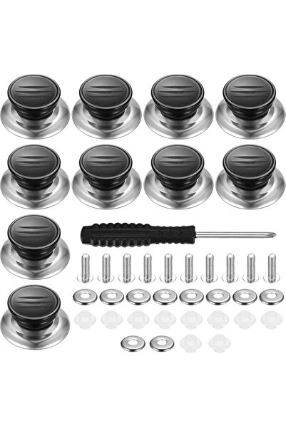 Generic NALACAL Pot Lid Top Knobs, Universal Replacement Pot Lid Knob Lid Gri...