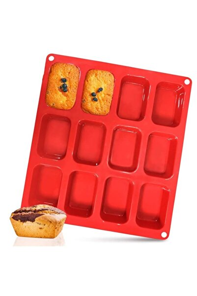 Generic قالب خبز صغير من السيليكون من TERRIFI، 12 تجويفًا، قالب خبز صغير، قال...