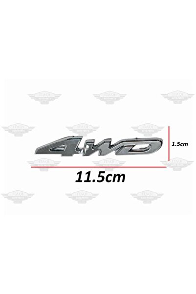 İthal Yazı Rav4 00-12 Arka (4Wd Yazısı)