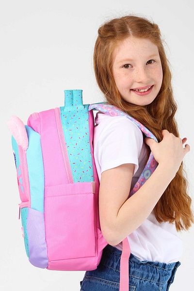 ELATAE Waterproof Fabric Girl's Multi-Eye Orthopedic Backpack School Bag L5145