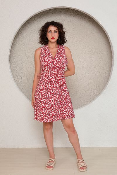 stcococix since 1990 V Neck Sleeveless Short Dress