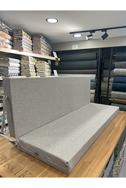 SOWSO KETEN KUMAŞ SALINCAK MİNDERİ 50X165X9 CM FERMUARLI BAĞCIKLI