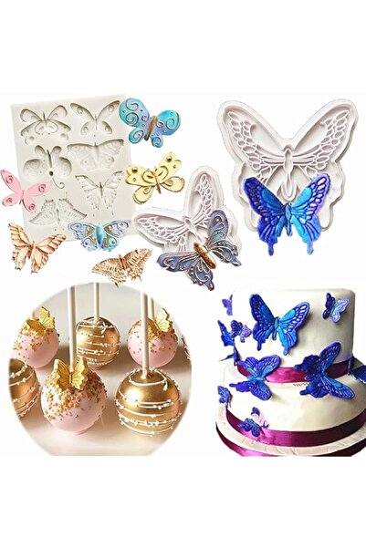 Generic SYOSI Butterfly Mold, Silicone Fondant Molds, Wedding Cake Decoration...