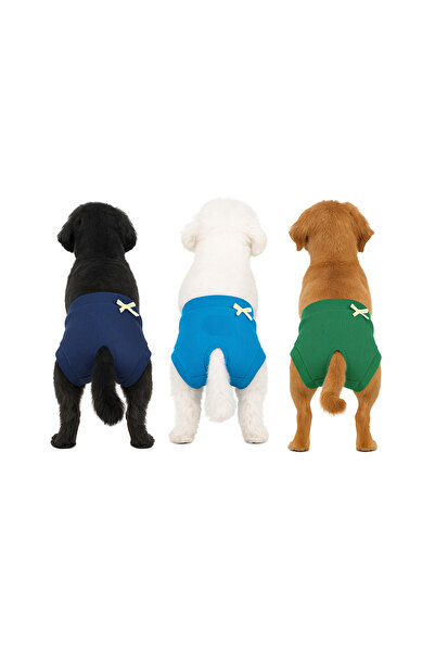 Buddy Store Dişi Kedi Ve Köpek Yıkanabilir Rahat Giyim Regl Külotları 3 Adet Tek Fiyat